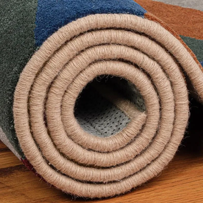 Elpenor Hand Tufted Geometric Wool & Nylon Carpet - Multicolor media 6