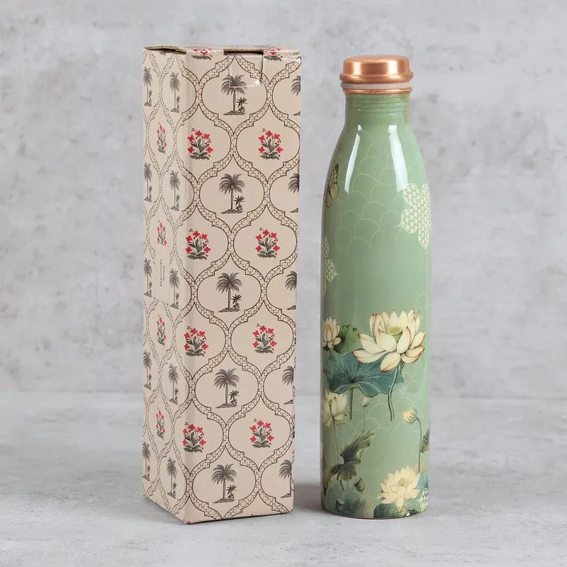 Sage Serenity Copper Bottle - 950 mL media 3