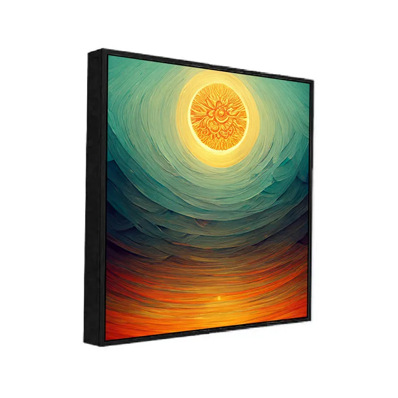 Sun Of Life Wall Art With Frame media 3