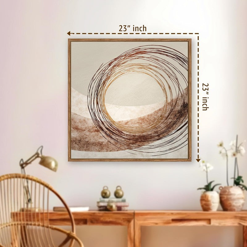 Deserted Spiral Canvas Wall Art With Frame media 9