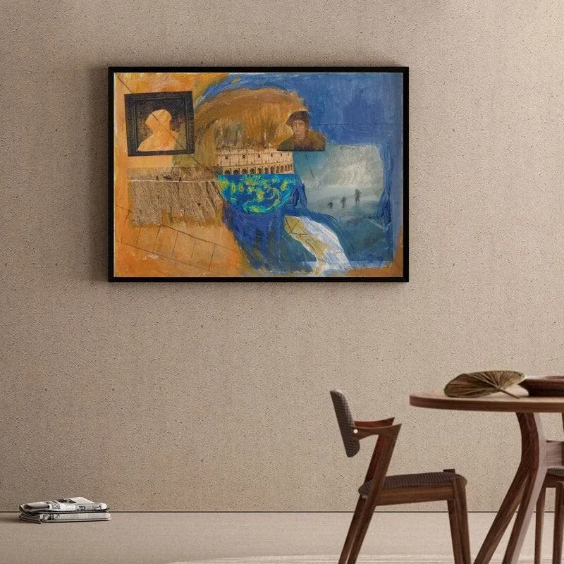 Fall Of Empire Canvas Wall Painting - Black Frame media 1