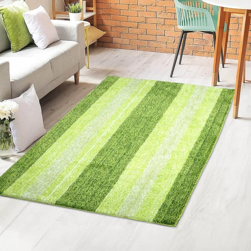 Line Tuft Anti Slip Carpet - Green media 3