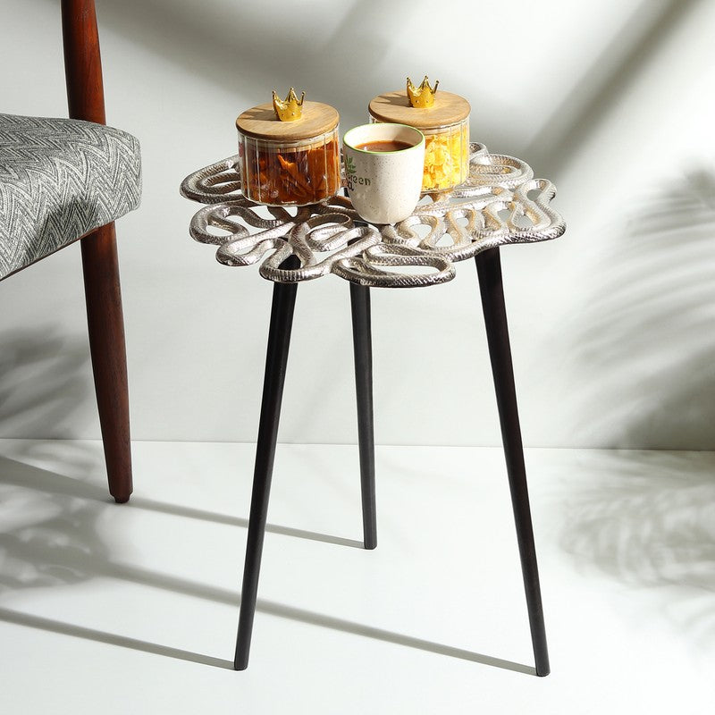 Nature Form Side & Bedside Tables - Silver