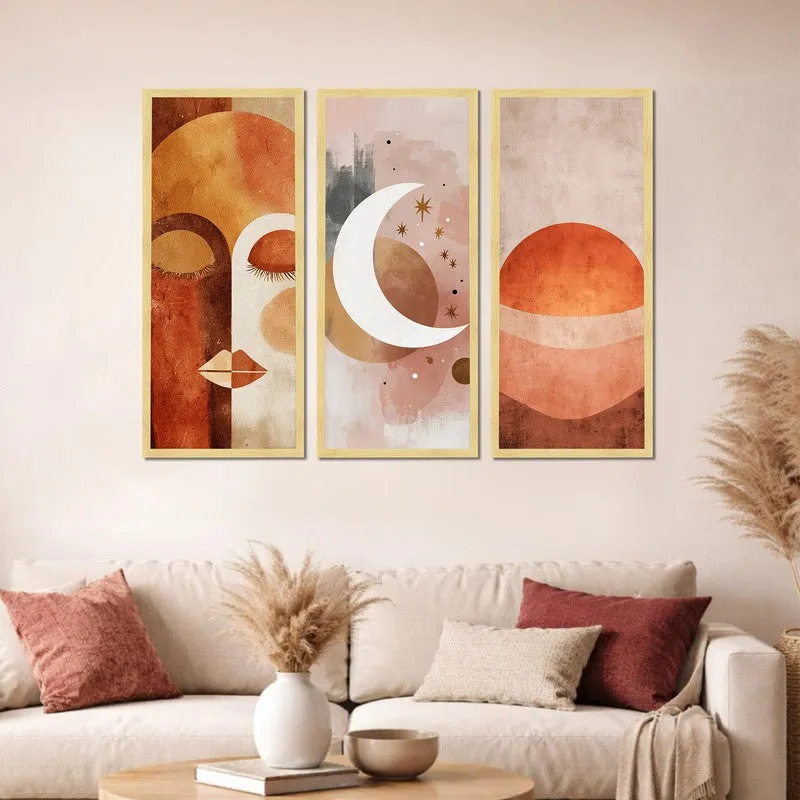 Facial Framed Wall Art - Set Of Three media 3