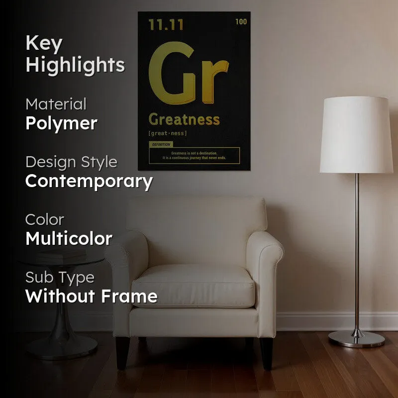 Golden Greatness Wall Poster media 2