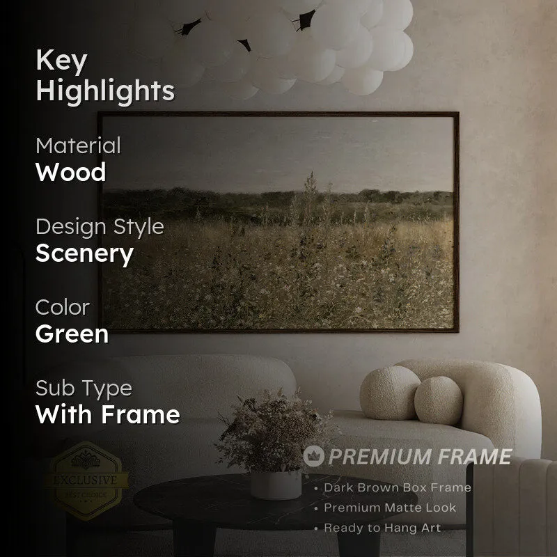 Fairy Fields Wood Wall Art With Frame - Black media 2