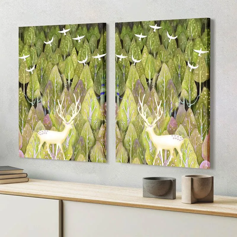 Soren Stag Wall Art - Set Of Two media 3