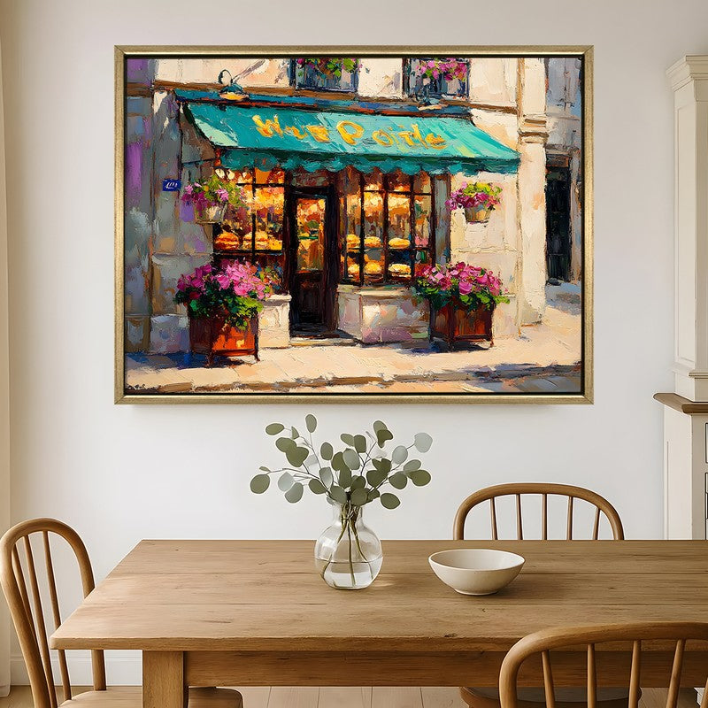 Nostalgic Canvas Wall Painting With Frame
