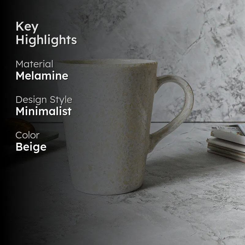 Chrosa Melamine Coffee Mug (400 mL/Pearl White) media 2