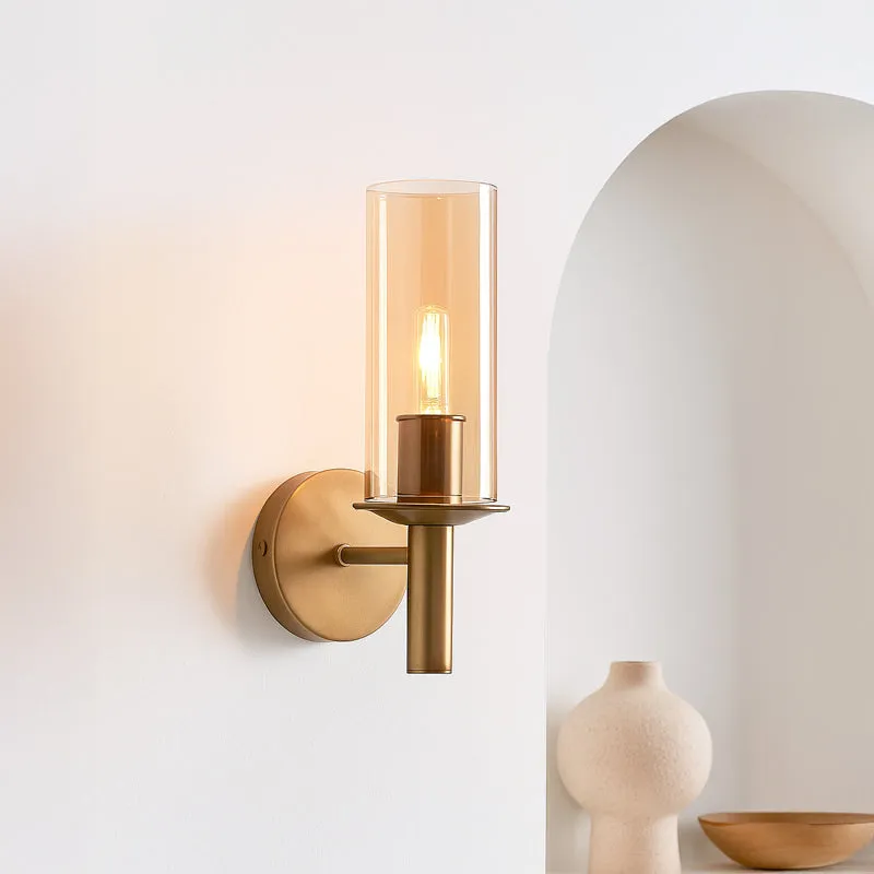 Arlado Glass & Metal Wall Lamp media 1
