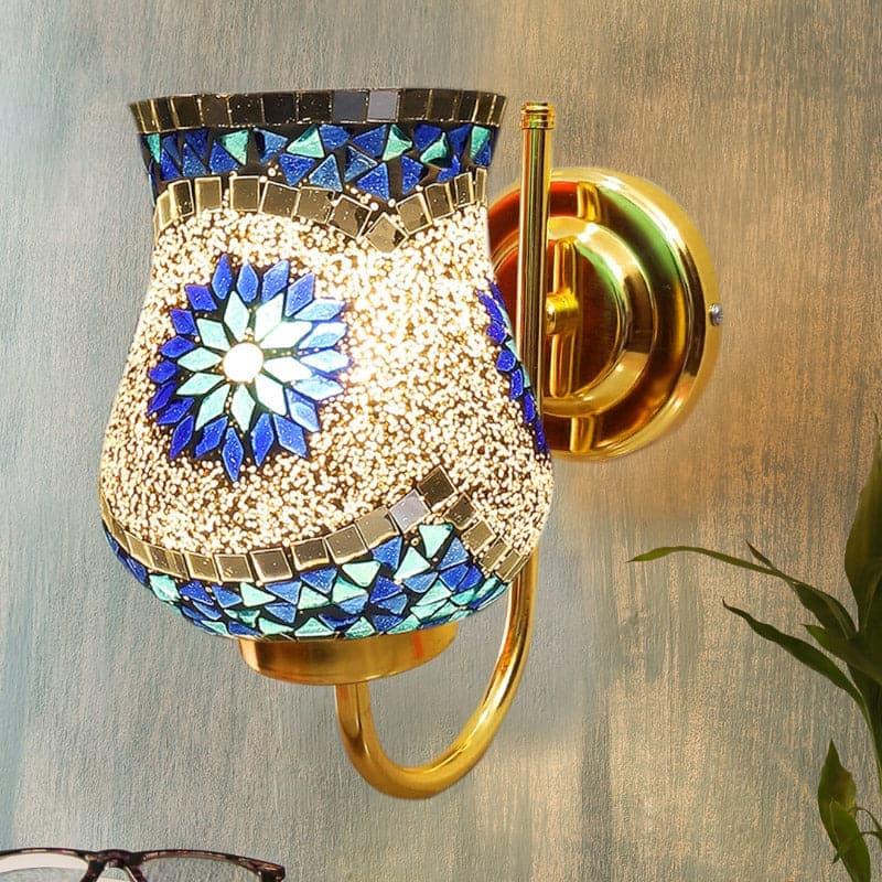 Sapphire Bloom Mosaic