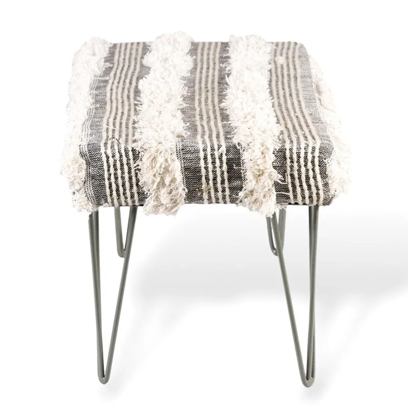 Exavo Sheesham Wooden Bench - Grey media 4