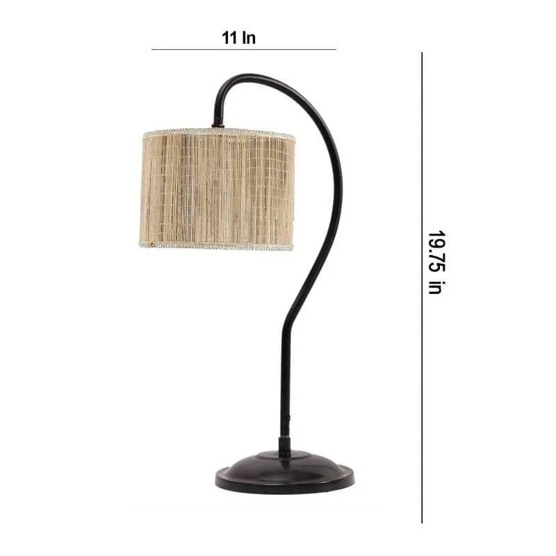 Bonzoi Bamboo Table Lamp - Beige,Black media 6