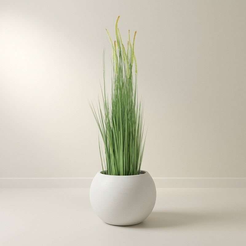 UrbanLeaf Artificial Plant With Black Plastic Pot - 3.9 ft