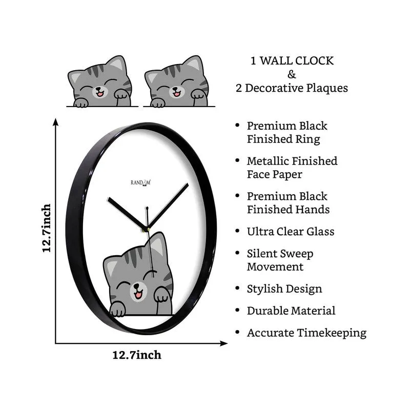 Luna Paws Wall Clock media 10