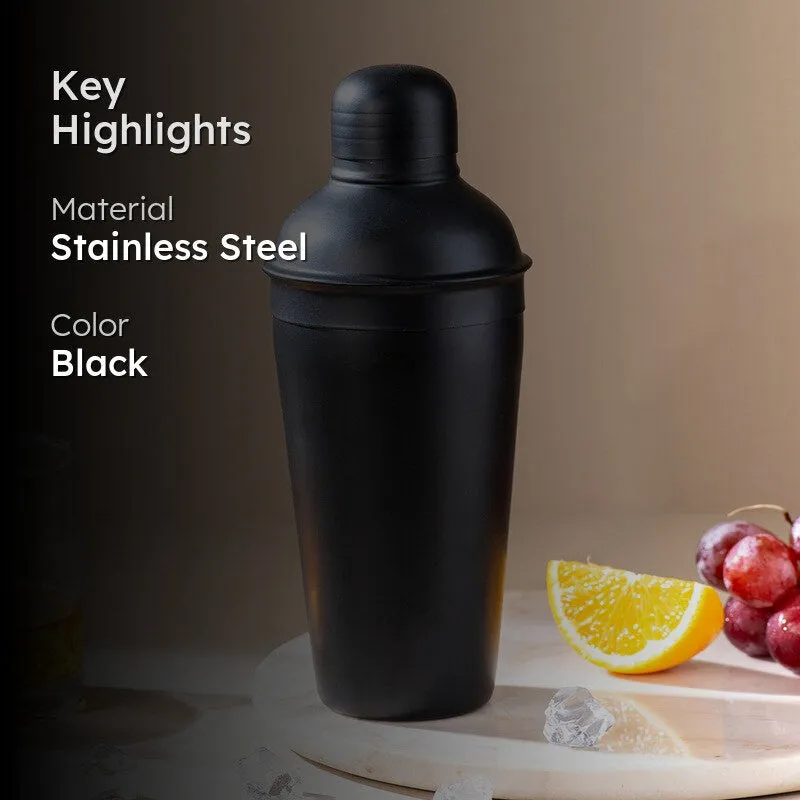 Twist & Shake Stainless Steel Cocktail Shaker - 550 ML media 2