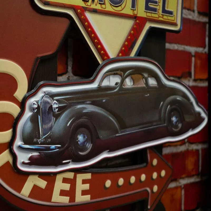 Deser-Est Motel Retro Metal Wall Accent media 3