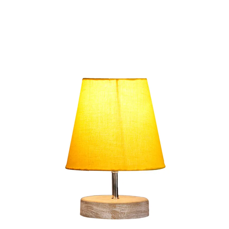 Renvo Fabric Table Lamp - Yellow,Brown media 4