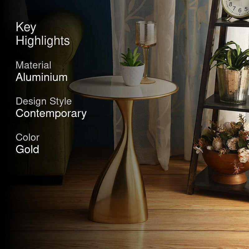 Aelto Side Table  - Gold image 2