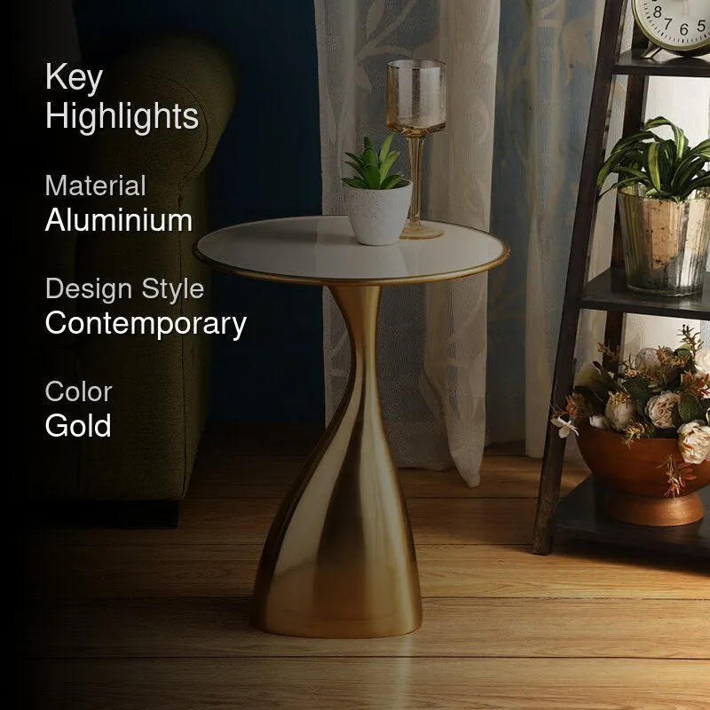 Aelto Side Table  - Gold media 2