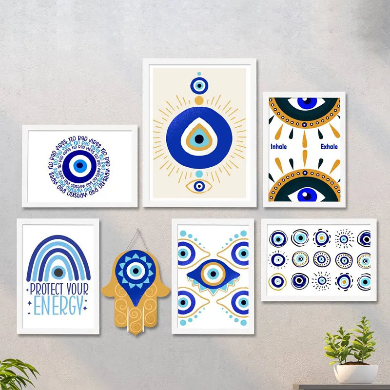 Evil Eye Safety Wall Art - Set Of Seven media 1