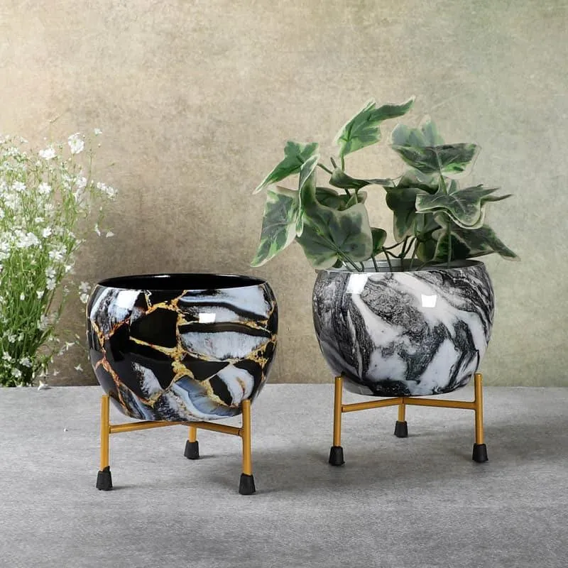Starry Silk Planter - Set Of Two media 6