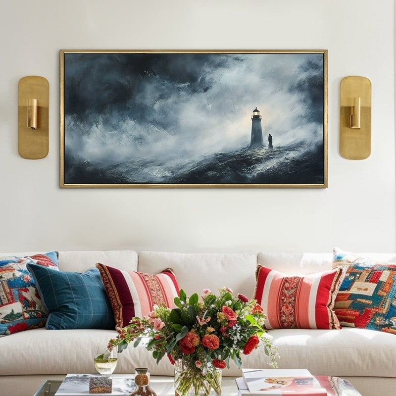 Seaguard Canvas Wall Painting With Frame