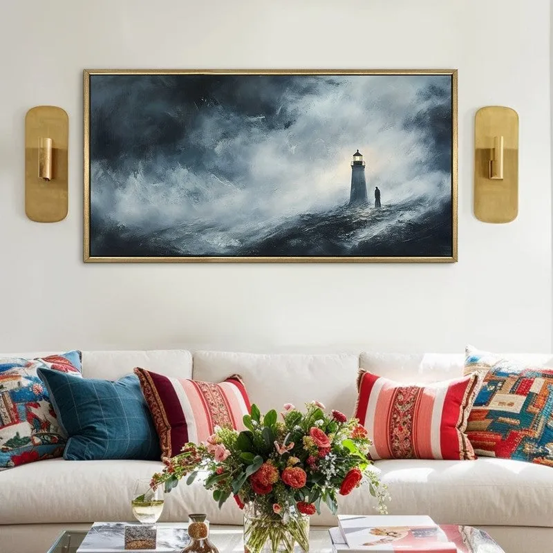 Seaguard Canvas Wall Painting With Frame media 1