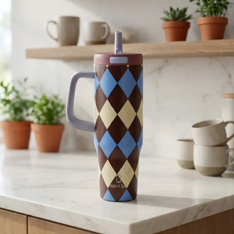 Argyle Luxe Stainless Steel Tumbler - 1200 ML media 1