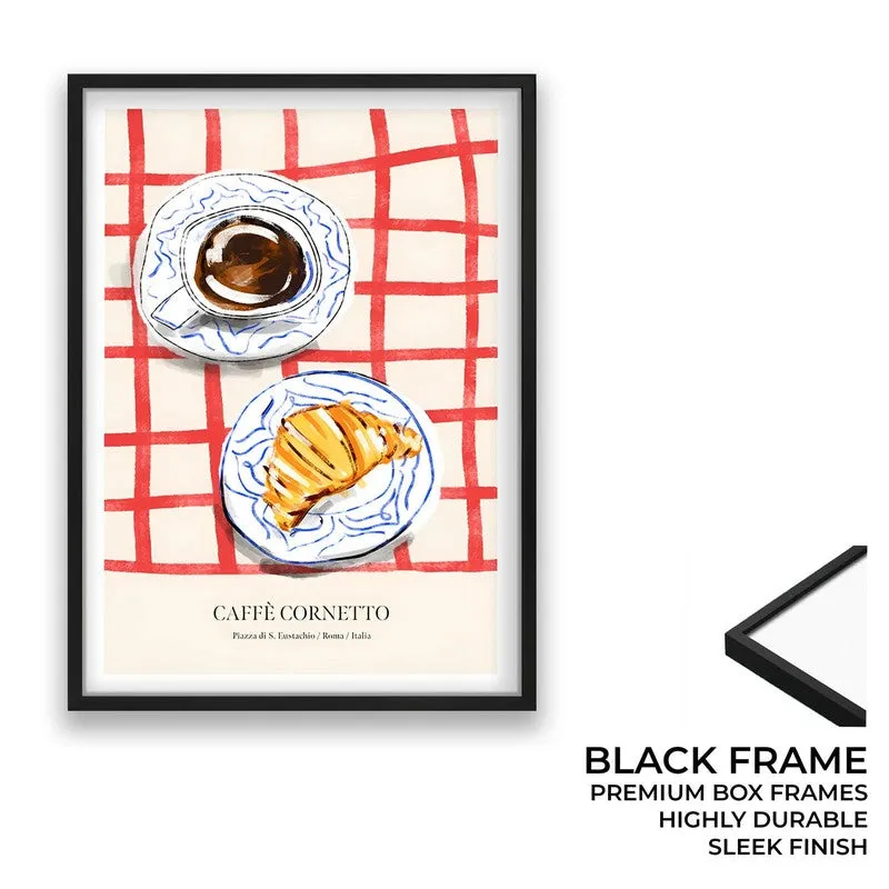 CroissantTable Archival Canvas Wall Art - Black media 8