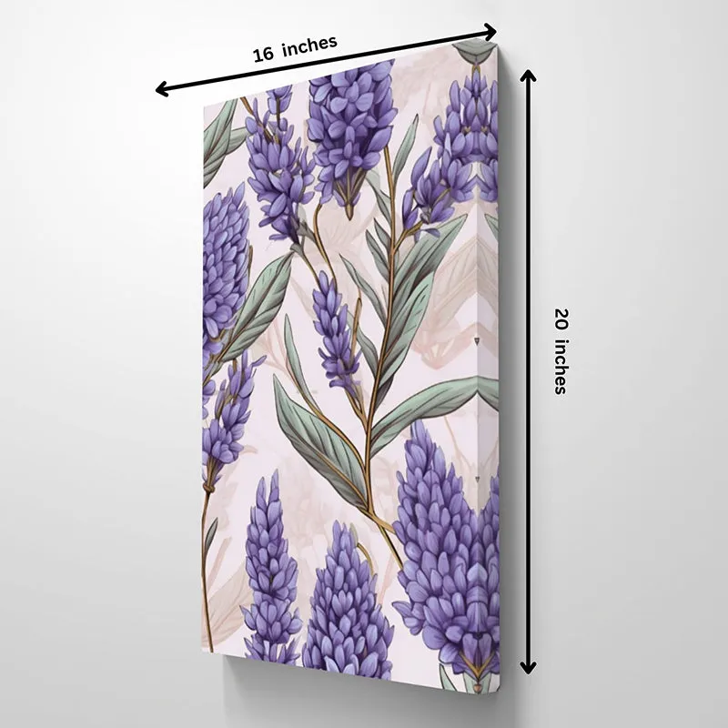 Lavender Bliss Wall Painting media 5
