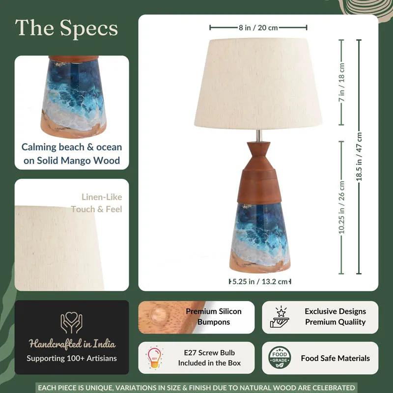 Morsa Wooden Table Lamp - Multicolor media 5
