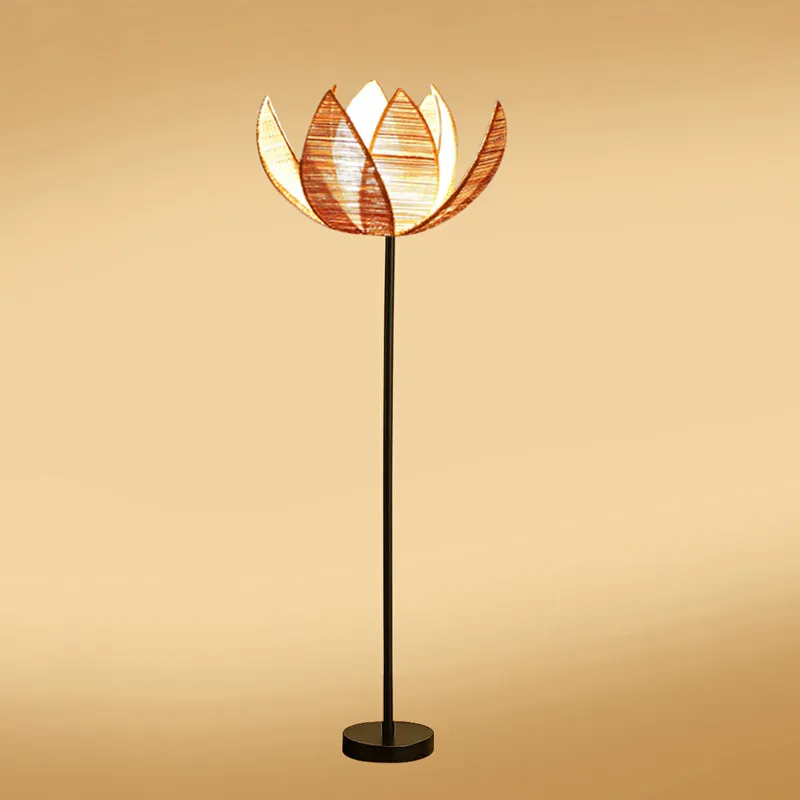 Bambouin Rose Wooden Floor Lamp media 4