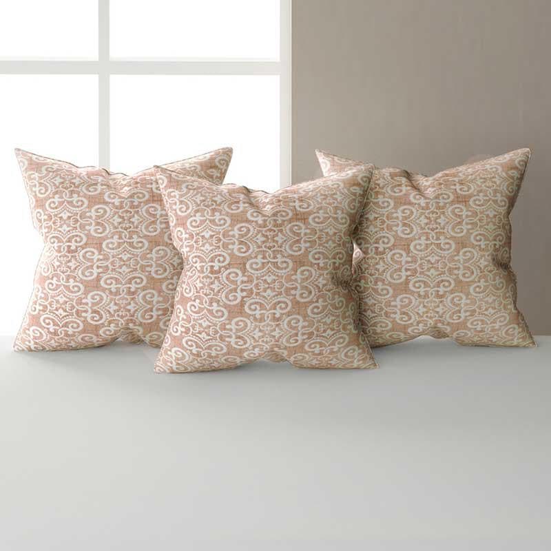 Swayam Shankuntala Diwan Set - Orange media 3