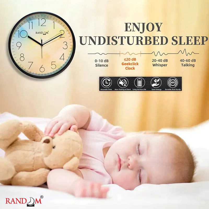 Dreamy Pastel Splash Clock media 5