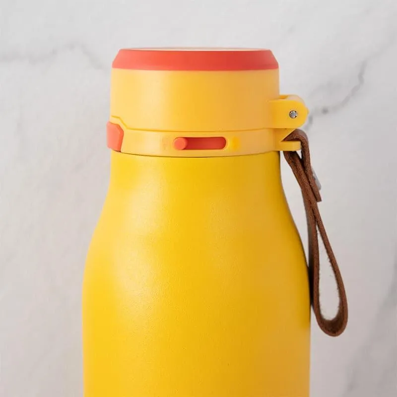 Juno Sip Hot & Cold Thermos Water Bottle (Yellow & Orange) - 750 mL media 5