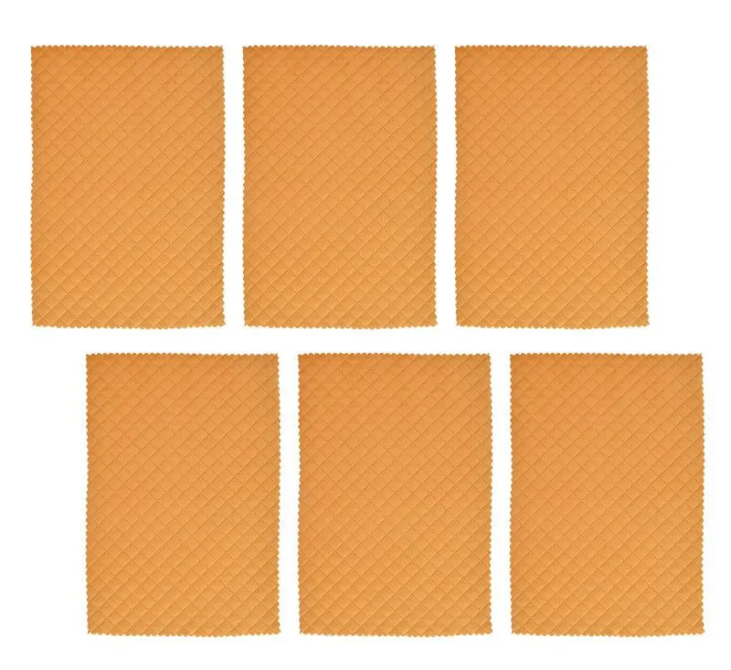 Osric Velvet Quilted Placemat (Yellow) - Set Of Six media 4