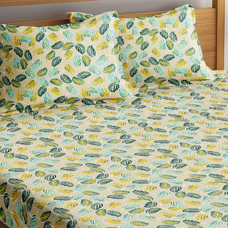 Arzen Floral Microfiber Bedsheet Old - 130 GSM media 4