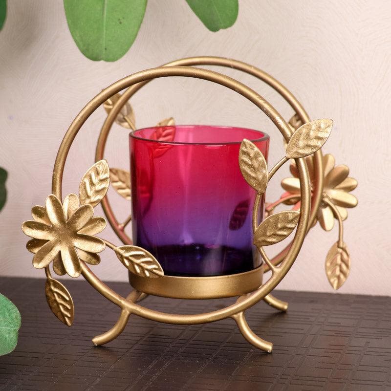 Oakley Floral Spiral Tealight Holder media 4
