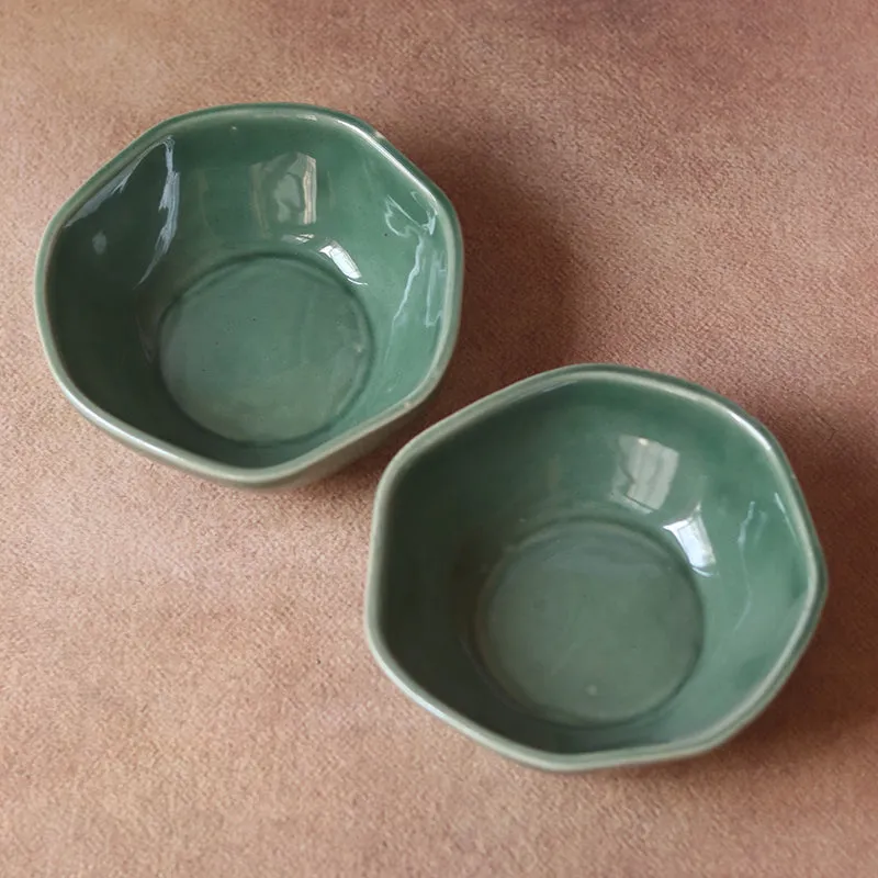 Oneira Ceramic Snack Bowl (Green) - 250 mL media 4