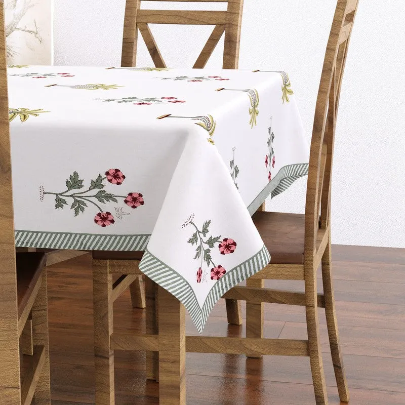 PalmBreeze Cotton Table Cover - Pink,Yellow media 3