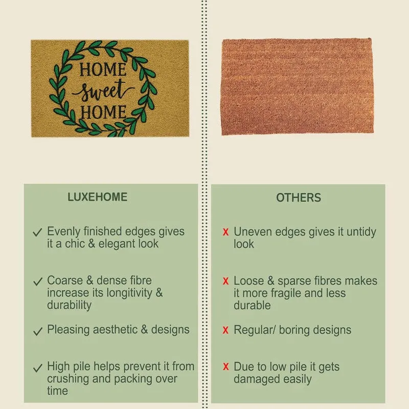Home Bless Coir Door Mats - Brown media 7