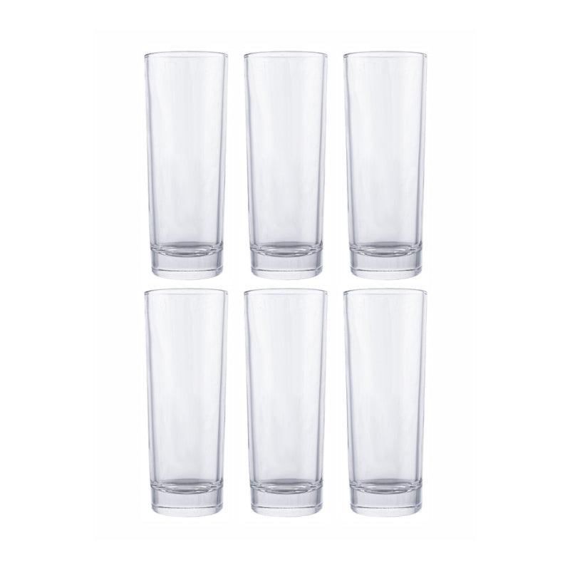 Maera Glass Tumbler (280 ML) - Set Of Six image 3