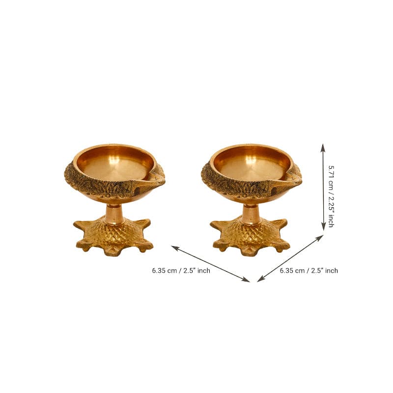 Trishika Tortoise Diya - Set Of Six media 5