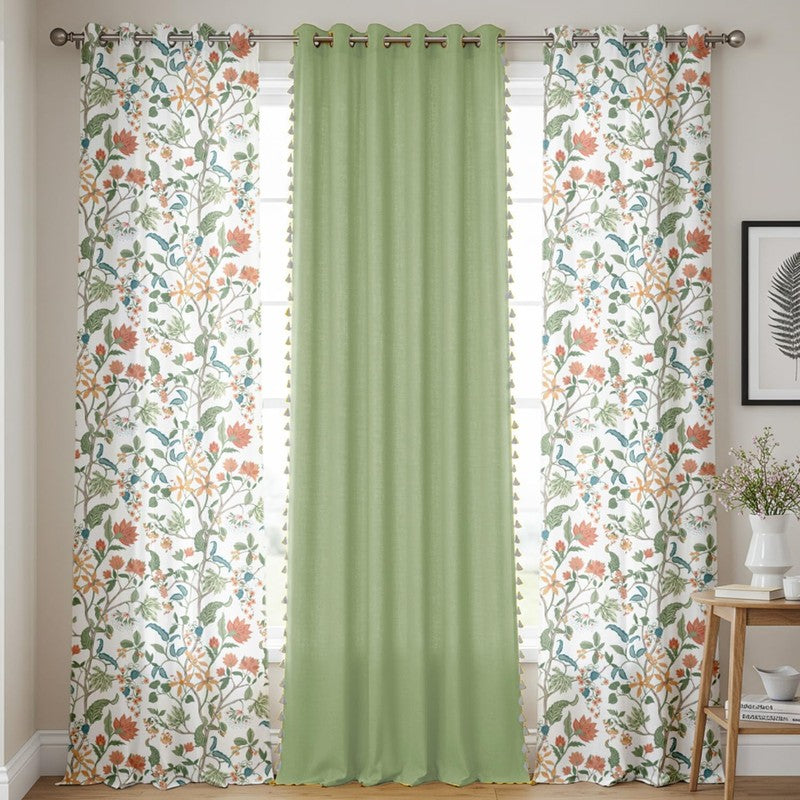 Urban Space Noor & Aura Curtains - Set Of Three media 3