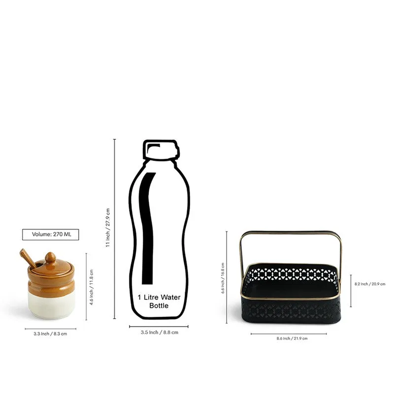 Rustora Ceramic Jar Set - Nine Piece Set media 9