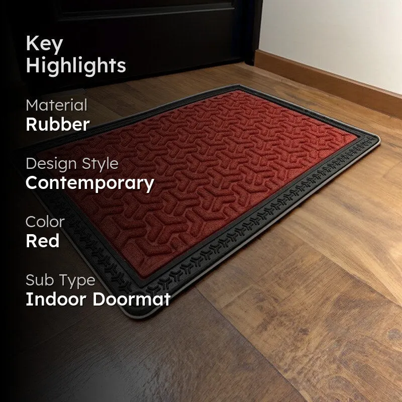 Maxo Antiskid Rubber Door Mats - Red media 2