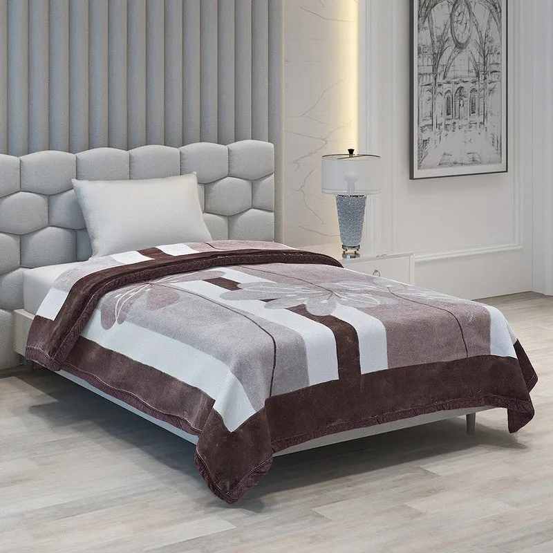 Monte Carlo Serene Stripes Blanket - 994 GSM media 1