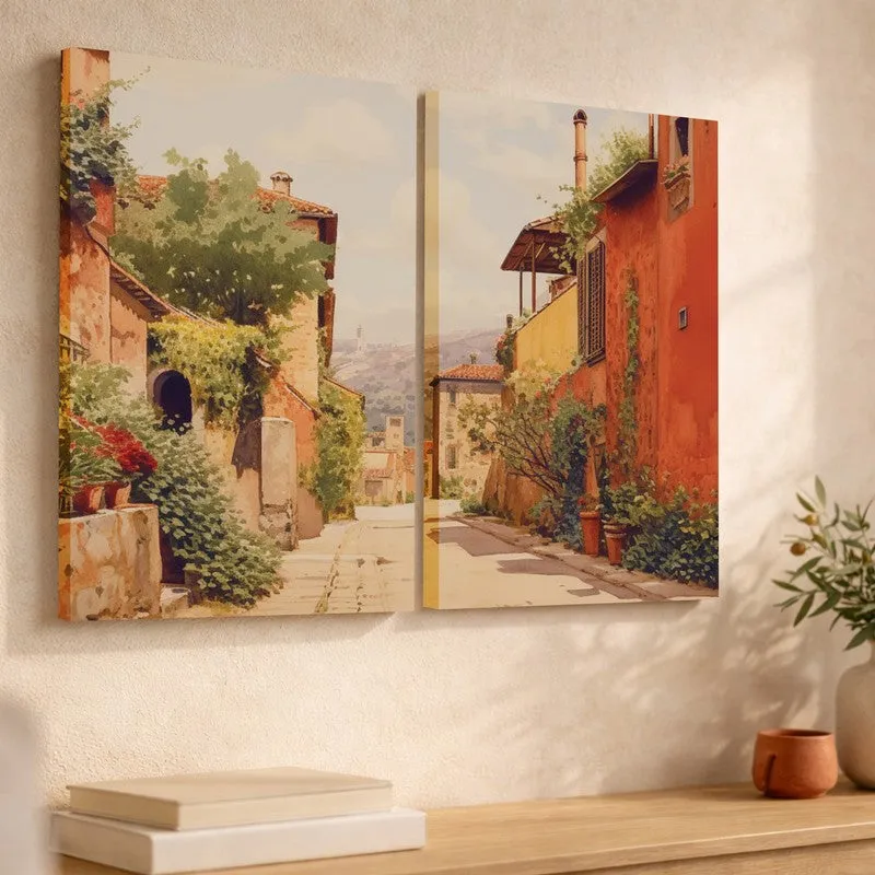 Timeless Floral Lane Canvas Wall Art - Set of Two media 3