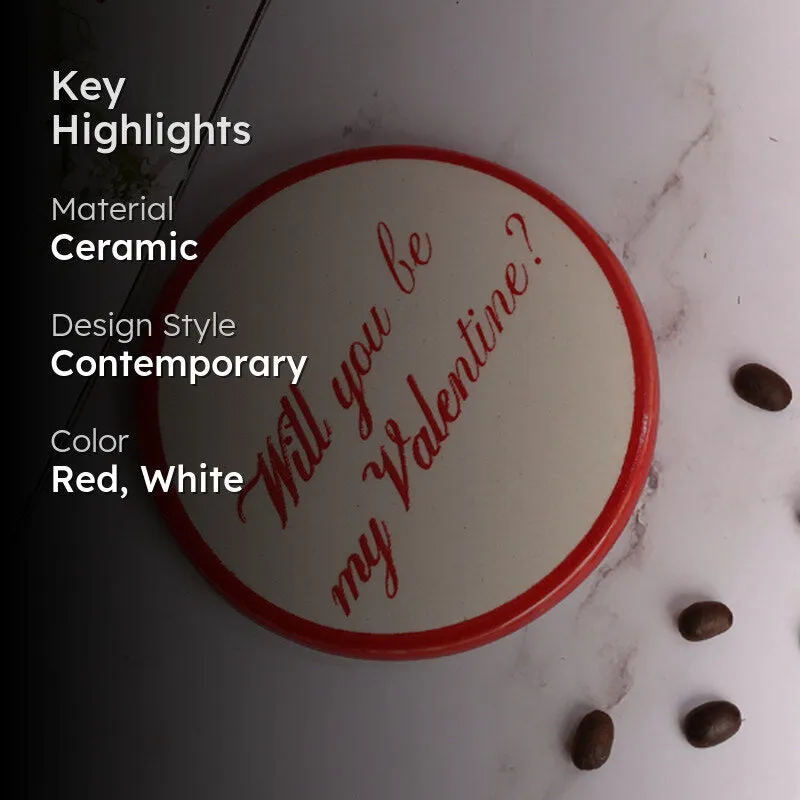 Will You Be My Valentine Coaster media 2